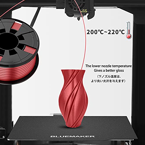 Pacote de filamento de seda brilhante 3D, 1,75 mm 3D de impressão Filamento Pacote multicolor