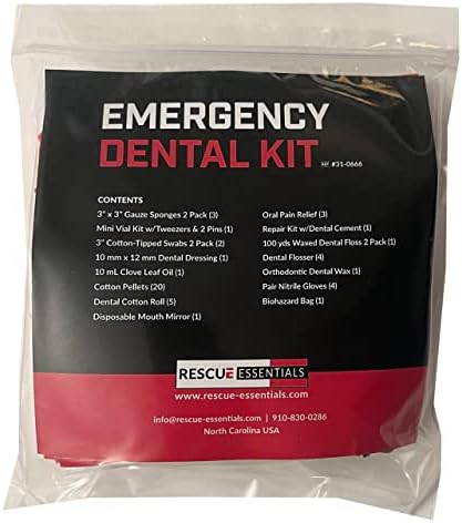 Kit dental de emergência de resgate Essentials