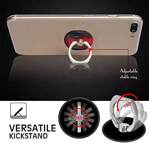 Pontuador de anel de anel de anel para folhas de anel da estrada Stand Ajuste ajustável de 360 ​​° Ringue de dedo para iPad,