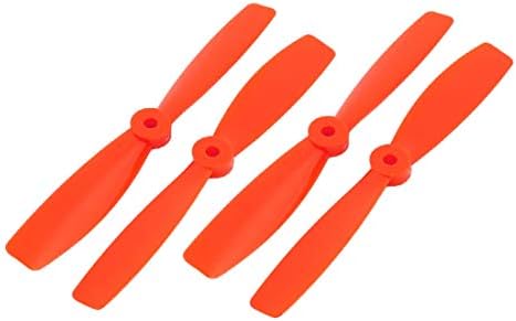 NOVO LON0167 2 pares apresentados 6 x 4,5 eficácia confiável polegadas laranja 2-vanos cw ccw hélice plano plano para aeronaves rc