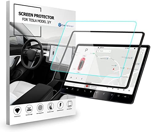Protetor de tela fosco de carwiner compatível com tesla modelo 3 modelo y 15 Controle central Touch Screen Navigação de carro Acessórios