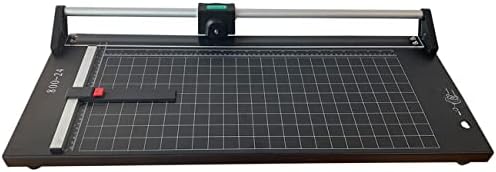 Estoque dos EUA - Manual de 24 polegadas Precisão Rotária Trimmer, cortador de papel fotográfico nítido, aparador de cortador de papel rotativo
