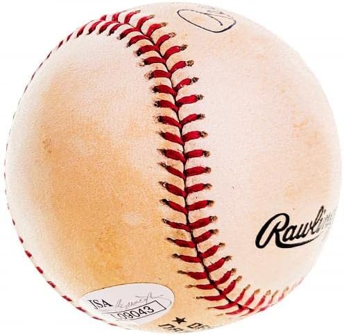 Pee Wee Reese autografou a NL Baseball Brooklyn Dodgers HOF 84 JSA #L09043 - Bolalls autografados