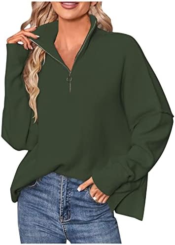 Suéter de pescoço feminino suéter alto colum
