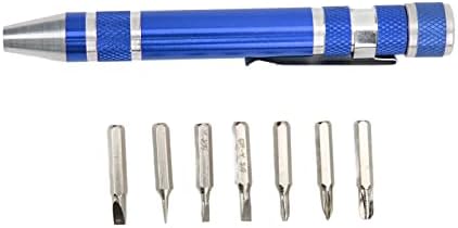 Chave de fenda de bolso, 1º conjunto de chaves de fenda de 8 polegadas, mini chaves de fenda, ferramenta de reparo magnético