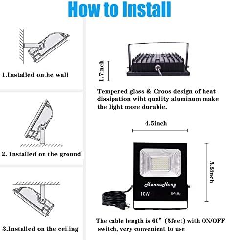 Hannahong 10W Light LED Inunda