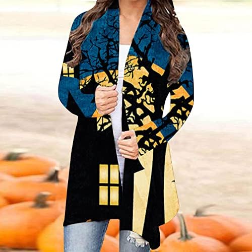 Mulheres Ladies Halloween Cardigan adolescente menina fofa