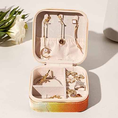 VBFOFBV Mini Jewelry Travel Case, Organizador de jóias para pequenas viagens, caixa de joalheria portátil Mini Organizador de armazenamento