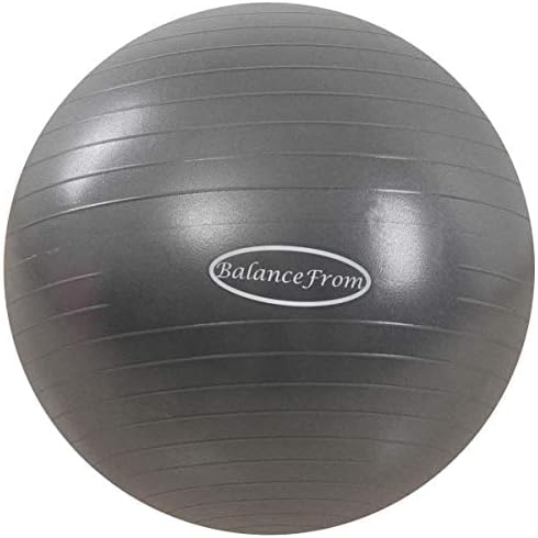 Balance de bola anti-burst e escorregadio resistente à bola de yoga bola de fitness bola com bomba rápida, capacidade de