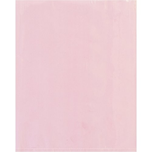 Caixas rápidas BFPBAS1030 Anti-estático de 4 Mil Poly Bags, 3 x 4, rosa