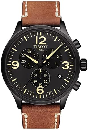 Tissot Mens Tissot Chrono XL Antecedável Relógio Casual de Aço Anterior