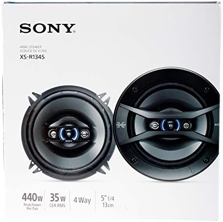 Sony XS-R1345 5-1/4 4-WAY 220 WATT Speaker 5.25 Estradores estéreo XS-R1346