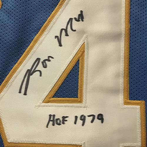 Mix Ron Autografado/Assinado Hof 1979 San Diego Powder Blue Football Jersey