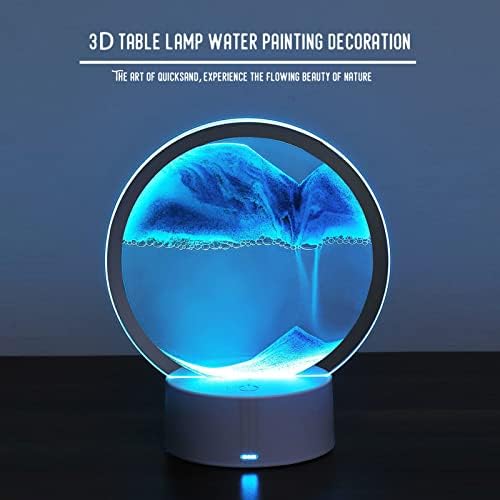 Lâmpada de imagem em movimento em movimento Decorativa Deep Sea Motion Display Table Lamp para quarto da sala de estar desktop