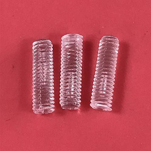 Parafuso 20pcs m3 m4 pc parafuso transparente parafusos de ranhura parafusos parafusos de plástico parafusos parafusos de policarbonato 5-20mm Comprimento -Comprimento -