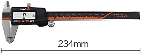 PALIPERAÇÃO BHVXW VERNIER 6 polegadas LCD Digital 0-150mm Micrômetro de medição de medição de alta precisão de alta precisão