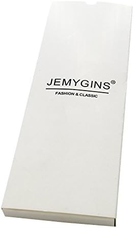 Jemygins Color Sólida Calha formal e conjunto de clipes de gravata quadrada para homens