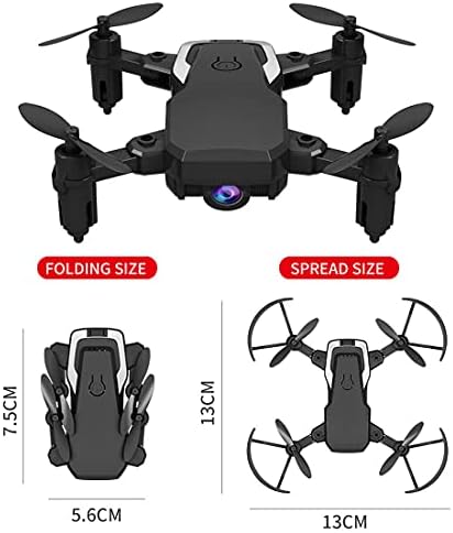Xiaokeke Mini Drone com câmera para crianças e adultos iniciantes, 4K HD Ultralight Foldable Live Video RC Quadcopter