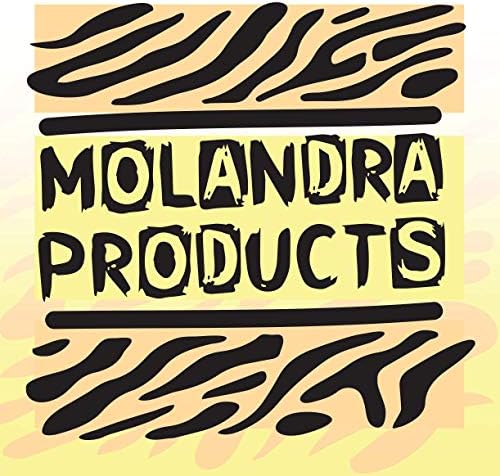 Molandra Products #Tornes - 20oz Hashtag Bottle de água branca de aço inoxidável com morador, branco