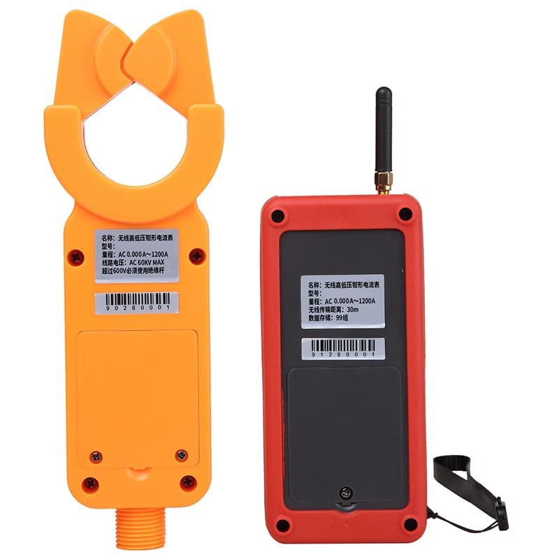YFYIQI Medidor de corrente de corrente Testador de alta tensão Baixa corrente Instrumento de medição sem fio H/L CLAMPO DE