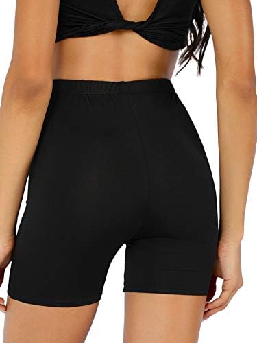 Sweatyrocks Sexy de renda feminina Slorpos ship shorts ioga Bike ativa leggings curtos ativos