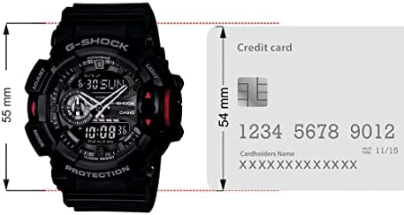 Casio G-Shock GA-400-1B Analógico multidimensional de relógio digital