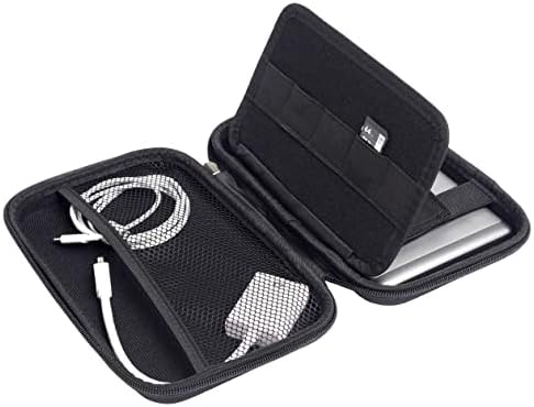 Navitech Black Hard Carry Case Compatível com o Awesafe 7 polegadas SAT NAV