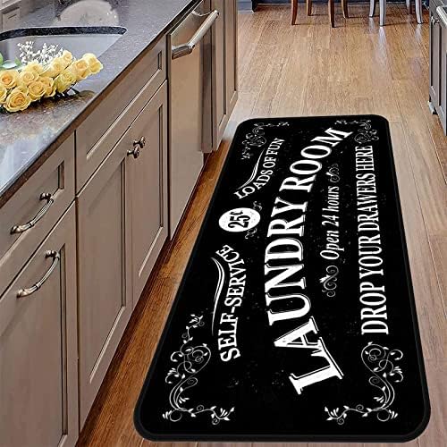 Lavanderia Mate 40''x20 '' Fazenda Lavanderia Mats Rantas de Cozinha Rantas de Cozinha Non Slip Floor para decoração