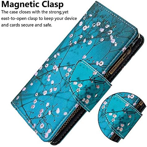 Caixa da carteira XYX para Samsung S20 Lite, colorida caça de telefone de caça -níqueis de zíper de couro PU com pulso de pulso para