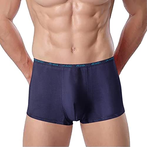 Cueca de roupas íntimas atléticas masculino boxadores cueca suave e confortável de roupas íntimas de roupas íntimas de