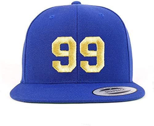Trendy Apparel Shop número 99 Gold Thread Bill Snapback Baseball Cap