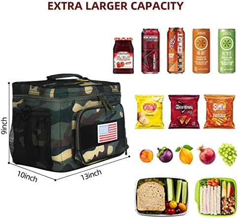 519 Backpack de preparação para refeições de fitness, caminhada de caminhada ao ar livre UNISEX Lunch RECIDER com compartimento