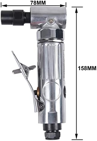 Slatiom 1/4 de polegada ângulo de ângulo de 90 graus Mini ferramenta de moedor de ar grande polimento de gasolina de moagem polimento