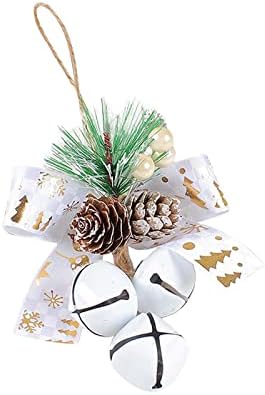 Enfeites de Natal FastBobitong, decorações de sinos de natal com p-enine, usados ​​para ornamentos de casa de fazenda e decoração de artesanato de natal em casa pendurado ornamento