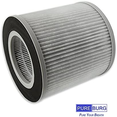 Filtros HEPA de alta eficiência de reposição de 2 pacote Pureburg compatíveis com o purificador de ar Epi235a Megawise EPI235A