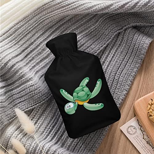 Bolsa de água quente de borracha de tartaruga de desenho animado