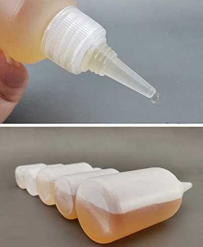 Garrafas de aperto de plástico com escamas 10 garrafas de aperto pequenas com tampas de ponta garrafas para líquido,
