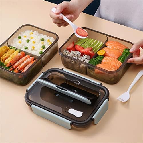 TBIIEXFL Transparente Lunch Box for Kids Food Storage Storage Isolle Lunch Container Box BENTO Caixa
