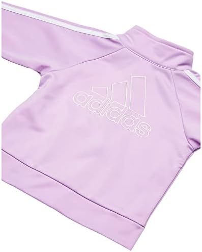 Jaqueta tricot clássica e corredores da Frente da Garota Adidas Girl