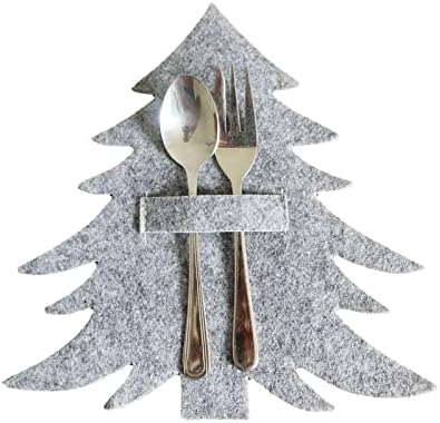 Torres de decoração da capa da mesa de Natal do garfo 4pcs e cozinha ， Tapetes de Light Place da barra de jantar