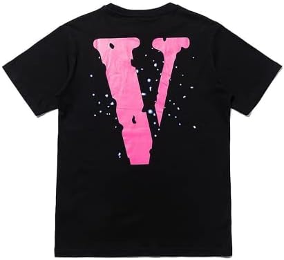 Camiseta de camisetas V Big V camiseta impressa para homens e mulheres de manga curta de algodão