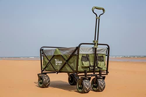 Vago de praia dobrável dobrável em todos os terrenos com rodas grandes de areia - vagão esportivo de utilitário ao ar livre por Letygo