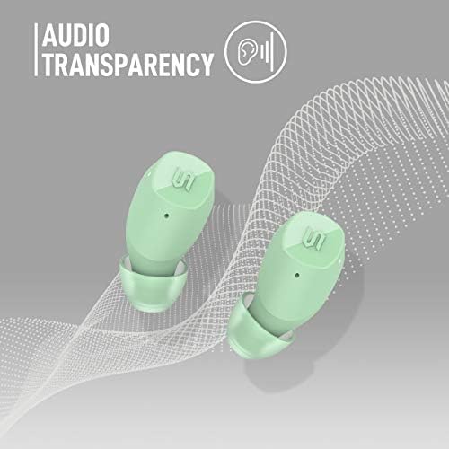 Soul New S -Nano True Wireless fones de ouvido - em fones de ouvido, Ultra Portable, Bluetooth, Ipx5 à prova d'água, modo de transparência - limão