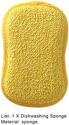 Galand Sponge Sponge Double-lados multifuncional 5 estilos pendurados corda Limpagem de esponja Ferramenta de cozinha C 1.0 contagem 21,0 gramas