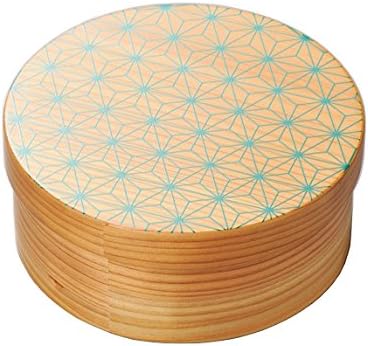 Miyano Echizen Lacquerware Blue Sea Wave Japanese Bento Round