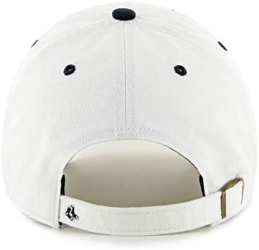 '47 Brand Boston Red Sox Ice Limpe o chapéu ajustável - branco/marinha, unissex, adulto - MLB Baseball Cap