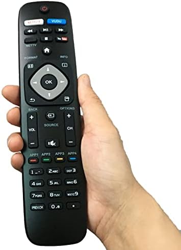 Controle remoto de substituição Compatível para Philips Smart TV 49pfl4909 49pfl4909/f7 49pfl4909f7 50pfl4909 50pfl4909f7 50pfl4909/f7