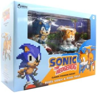 Sonic the Hedgehog clássico Boxset 4 10cm Pixel 3 8cm Pixel Tails
