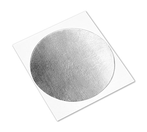 3m 1170 fita de alumínio prateado com adesivo acrílico condutor, círculos de 1 de diâmetro