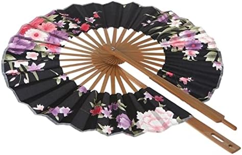 Fã do dfsyds sakura fã dobrável fã de mão redondo ornamento retro estilo chinês